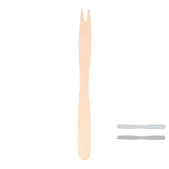 Wood Fruit Fork